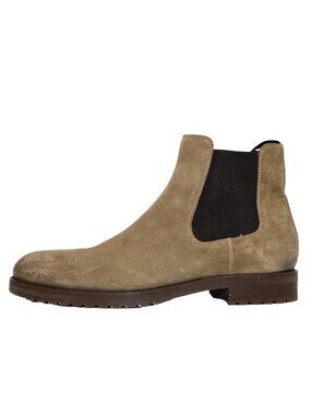 New! Magnanni Kam Chelsea Boots Suede Tan Brown 25999 9.5 M 45 DD466A